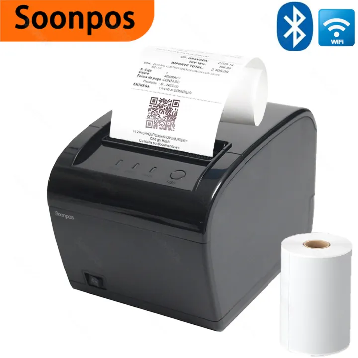 Commercial Wallpaper Printing - Soonpos 80mm 열전사 POS 영수증 프린터,